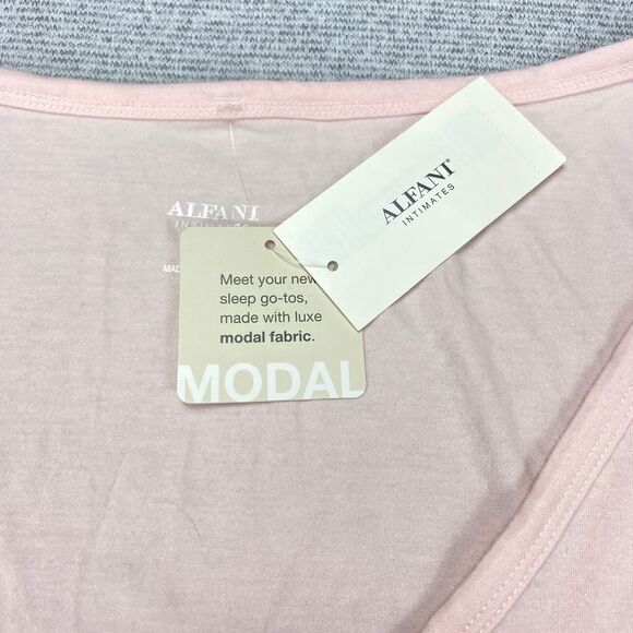 ALFANI Intimates Women's Ultra Soft Modal V-Neck Tank Top Sz XX-Large Pink MSRP: - Picture 11 of 15